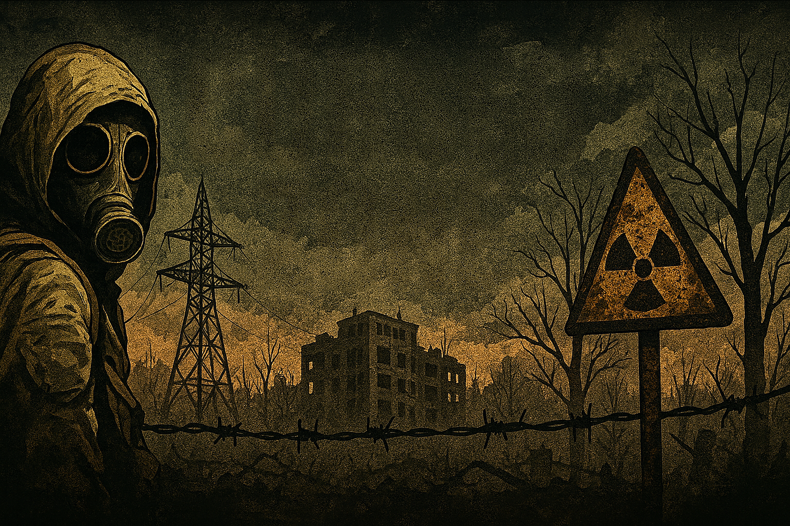 Post-apocalyptic S.T.A.L.K.E.R Zone atmospheric background